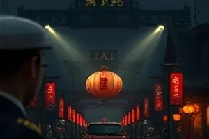 候鸟计划剧照：成群候鸟掠过城市上空的观测塔